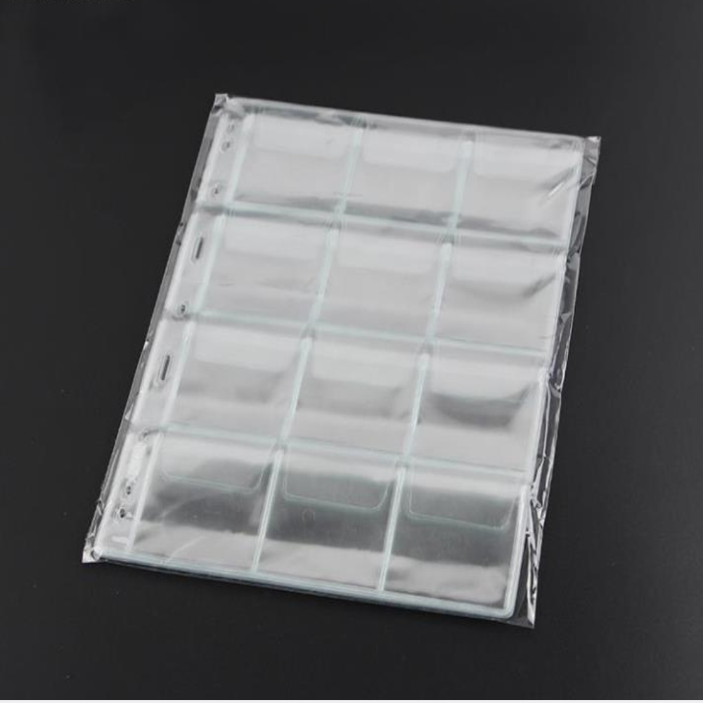 더사오몰외국 동전 코인 주화 화폐 수집 수납 앨범 속지 12칸