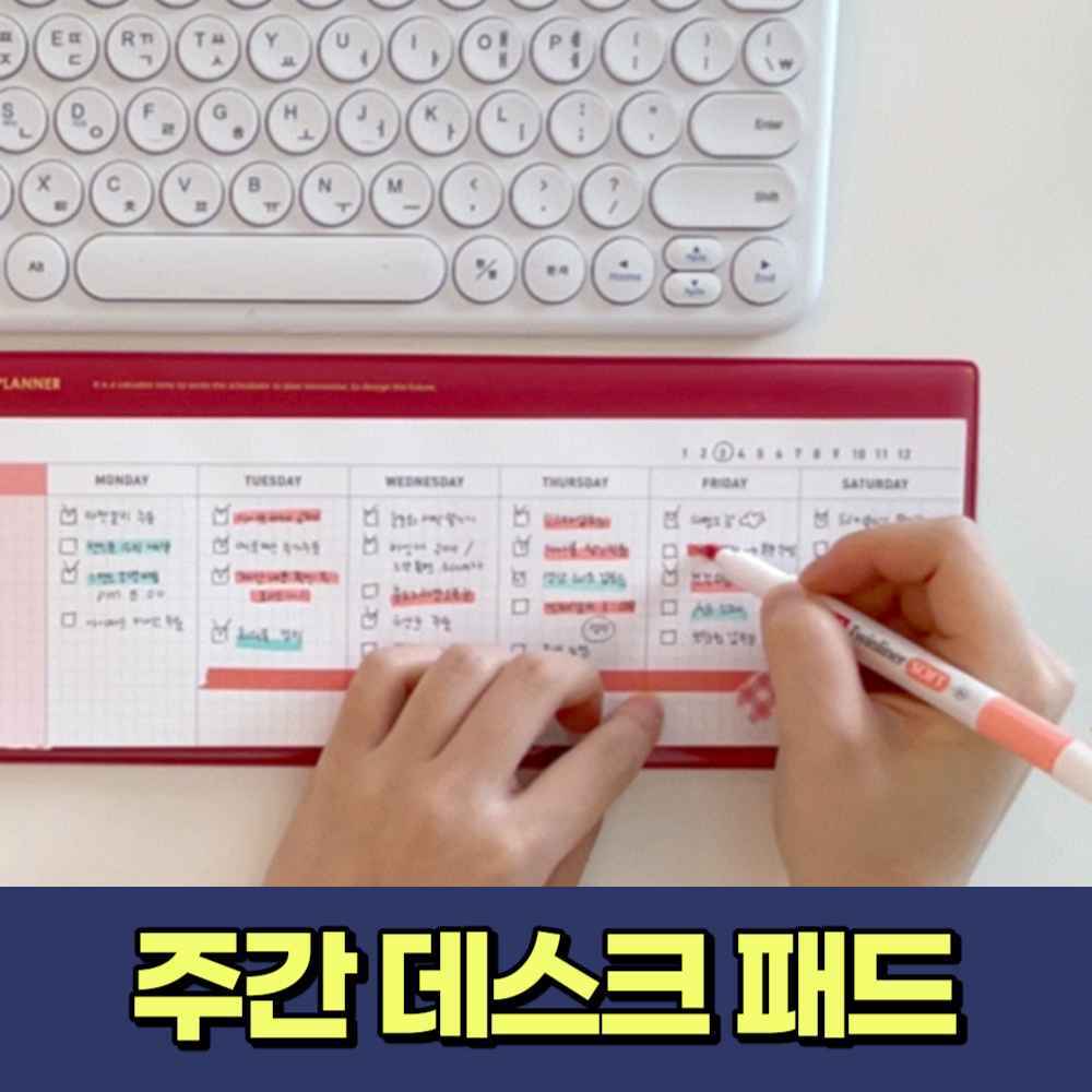 일정 업무 일정표 일지 계획표 위클리 패드 일주일 플래너 일과표 주간 스케쥴표 스케줄러