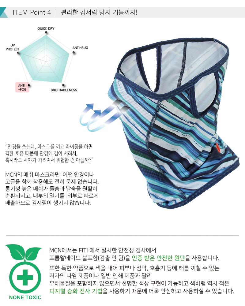 MCN UV protection mask mesh insect dust