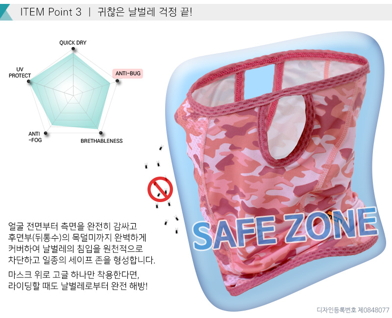 MCN UV protection mask mesh insect dust