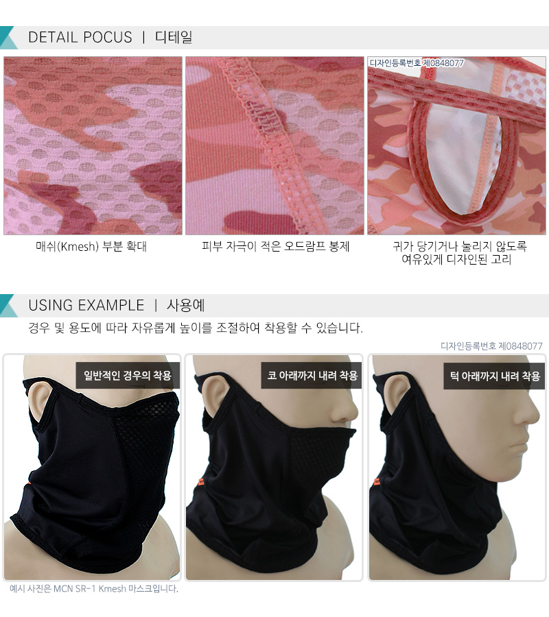 MCN UV protection mask mesh insect dust
