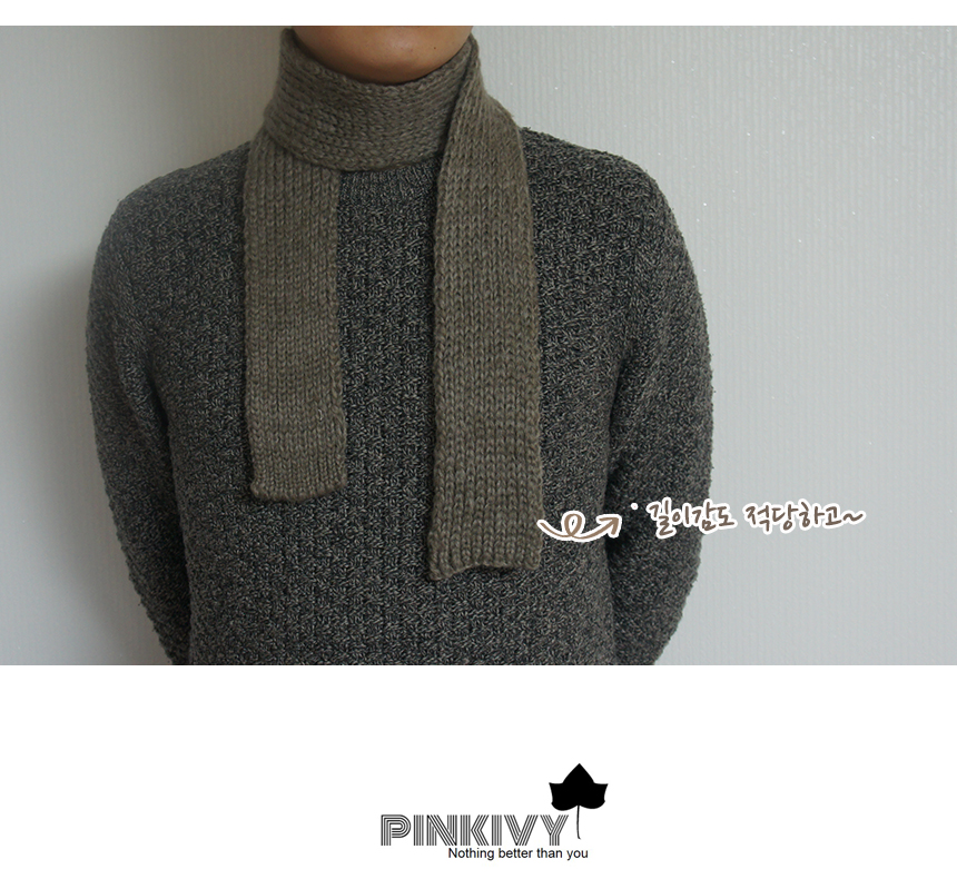 Mini Knit Shawl Muffler Man Couple Winter Cody Lac