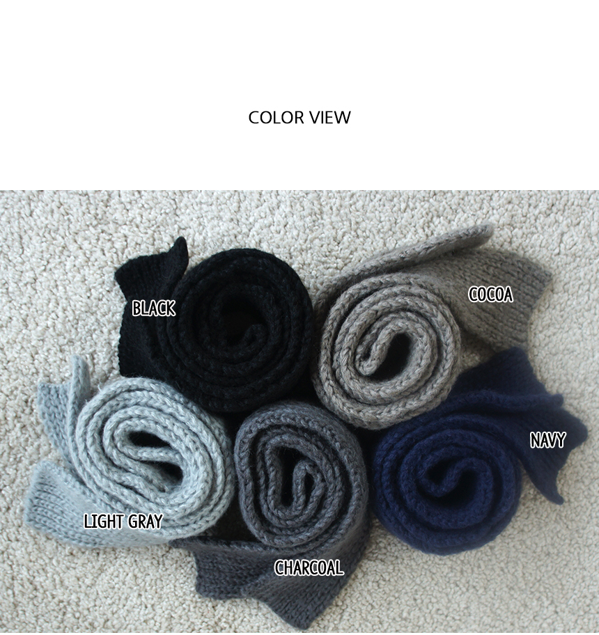 Mini Knit Shawl Muffler Man Couple Winter Cody Lac