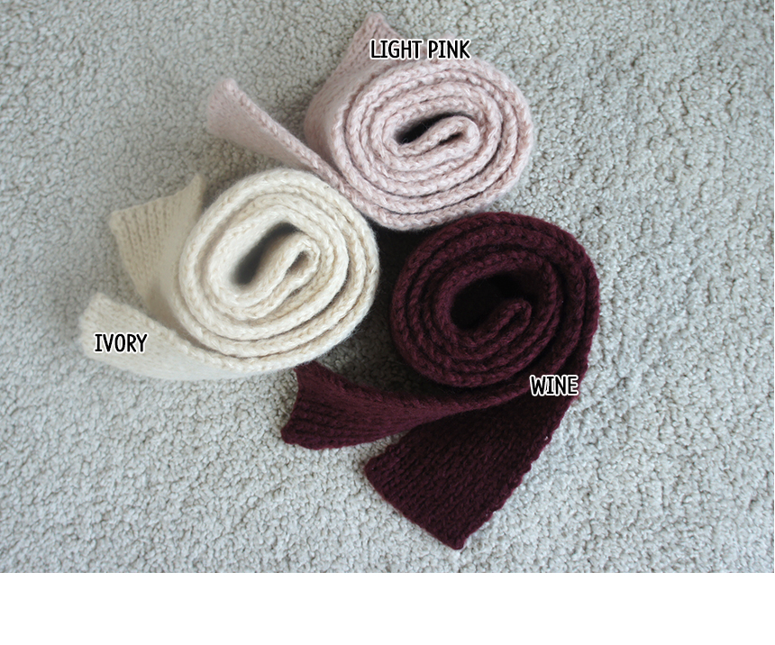 Mini Knit Shawl Muffler Man Couple Winter Cody Lac