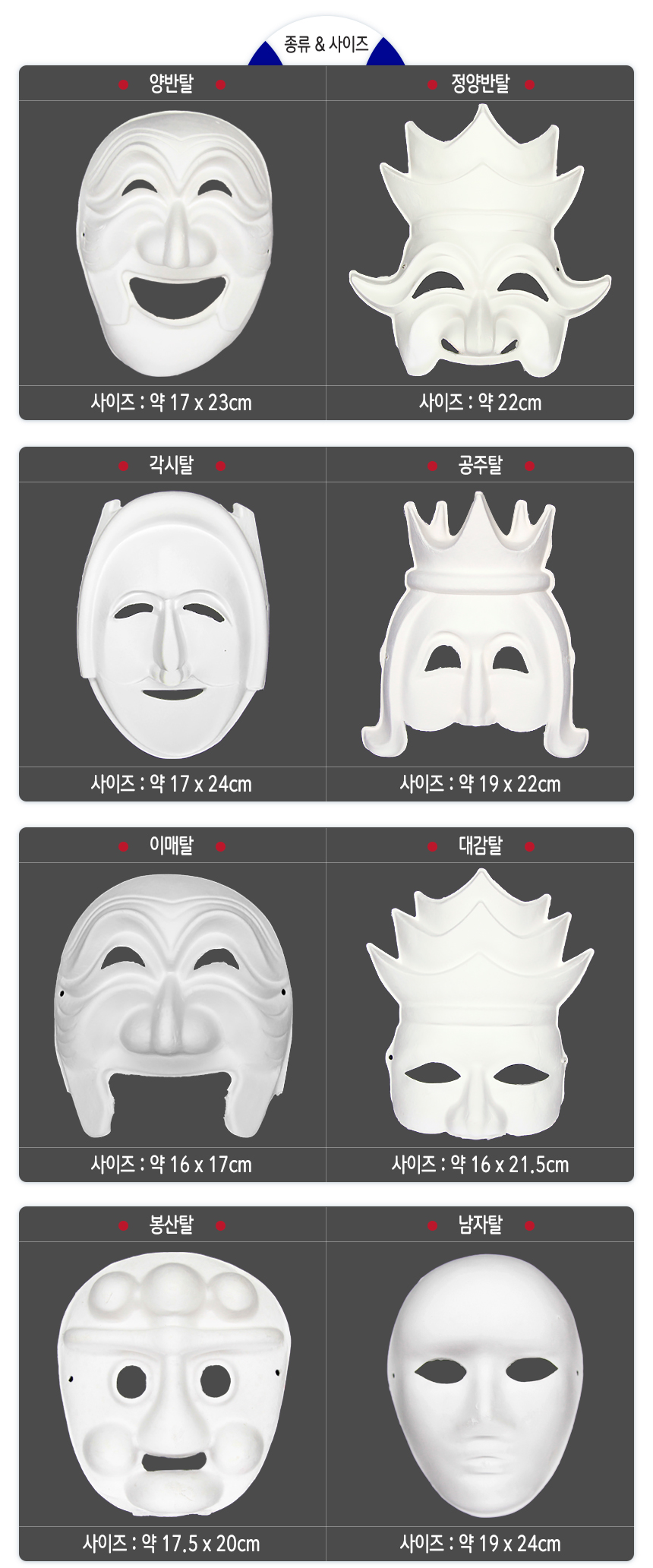 Theatre mask with three faces –