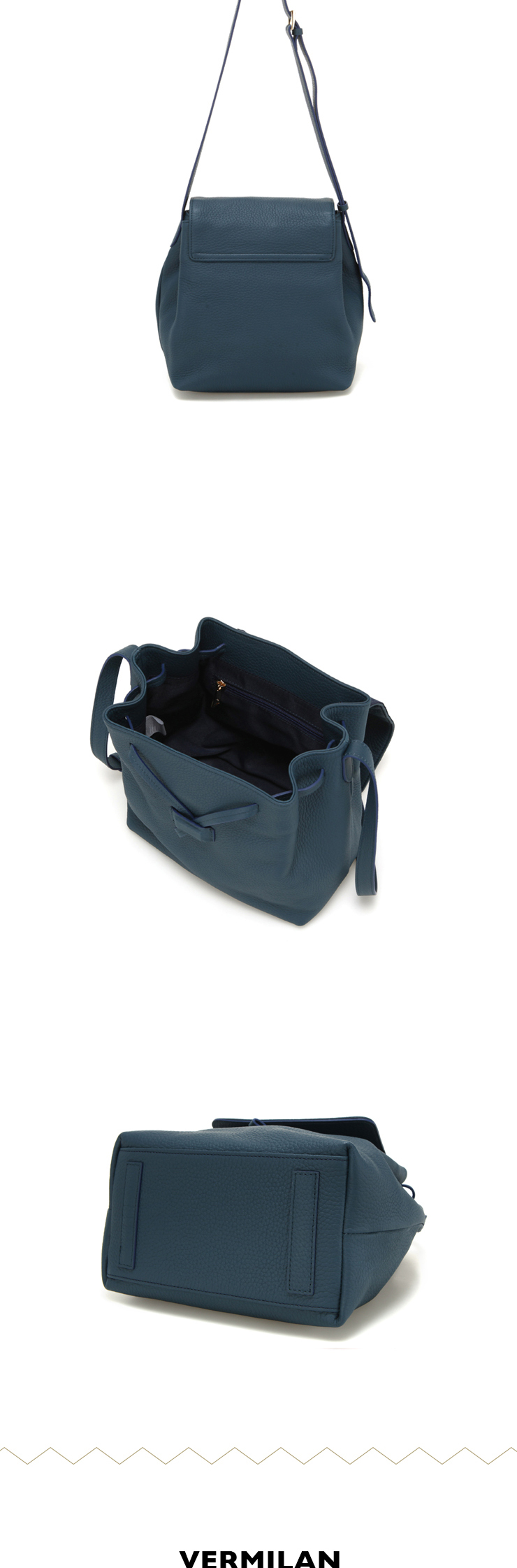 버밀란(VERMILAN) 버밀란 버미 크로스백 - 네이비