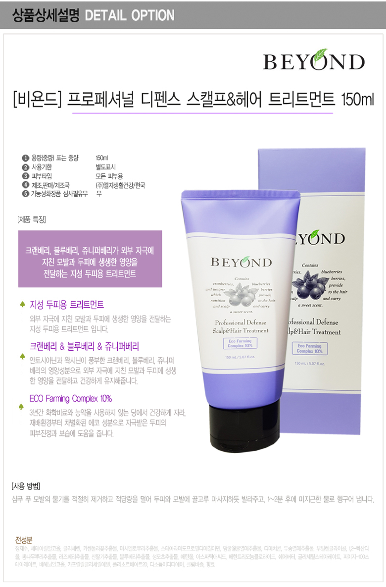 NEW HAIR CARE Beyond Professional Defense Scalp Tr