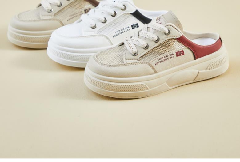 아와유키 메쉬 컬러 여성뮬슬리퍼형샌들