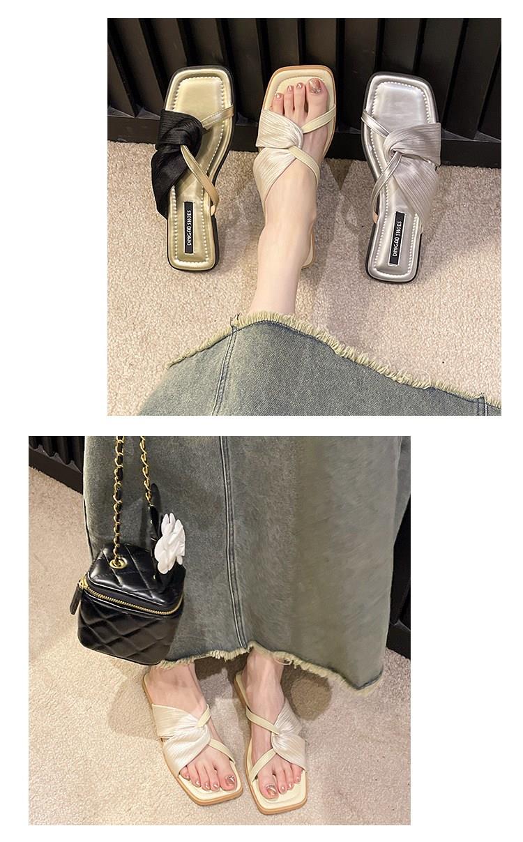 안녕릴리 여성 크로스 여성뮬슬리퍼형샌들