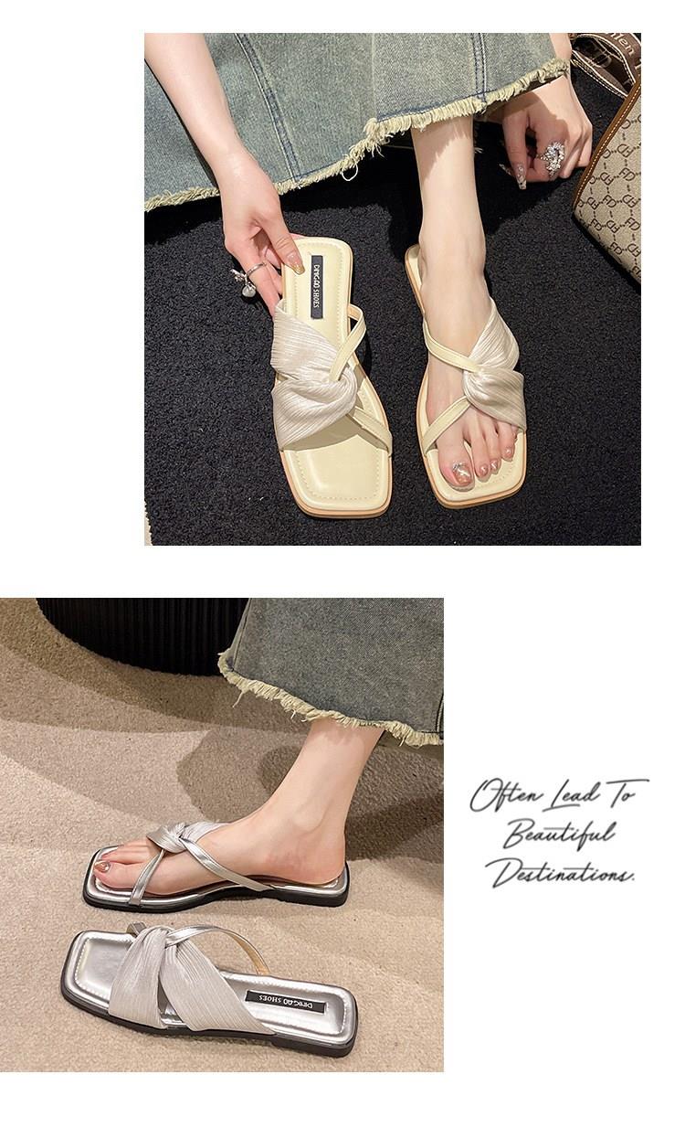 안녕릴리 여성 크로스 여성뮬슬리퍼형샌들