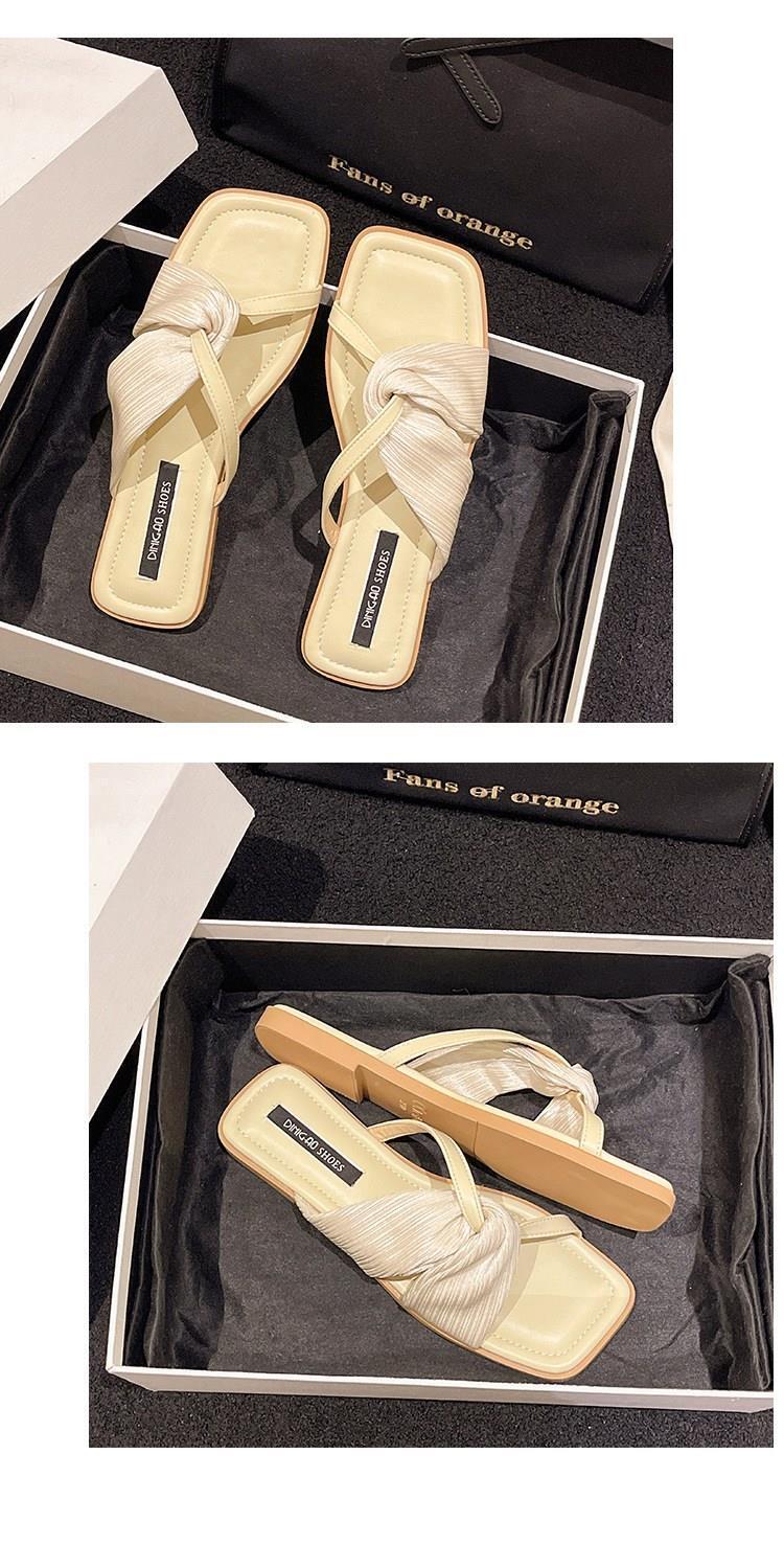 안녕릴리 여성 크로스 여성뮬슬리퍼형샌들