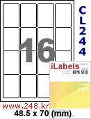 아이라벨 CL244 (16칸) [100매] iLabels