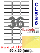아이라벨 CL536 (36칸) [100매] iLabels