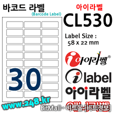 아이라벨 CL530 (30칸) 