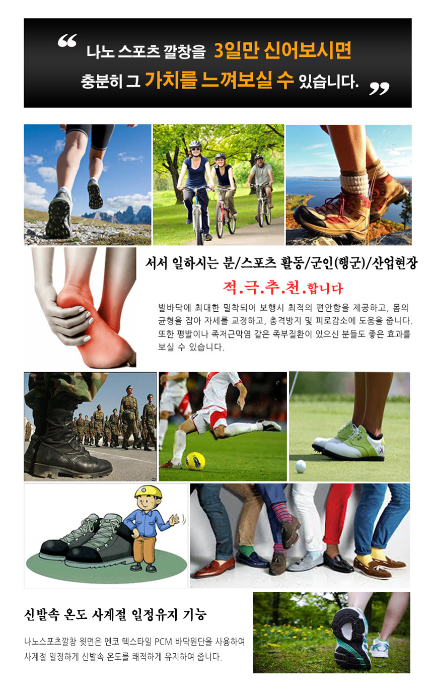 Nanosol Functional Sports Insole Climbing Climbing