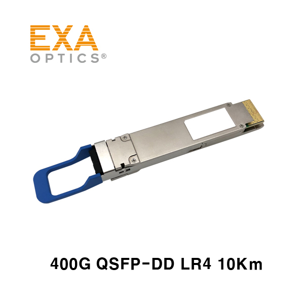 [EXA] 400G QSFP-DD LR4 PAM4 2x LC 10Km光モジュール