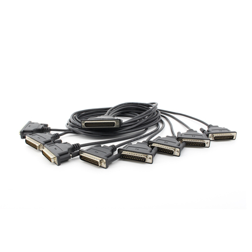 [MOXA] CBL-M62M25x8-100 (OPT8C) DB62(M) to 8 x DB25(M) Cable