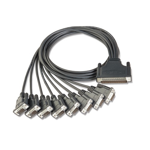 [MOXA] CBL-M68M9x8-100 (Opt8D+) SCSI VHDCI 68 to 8 x DB9(M) Cable with 100cm