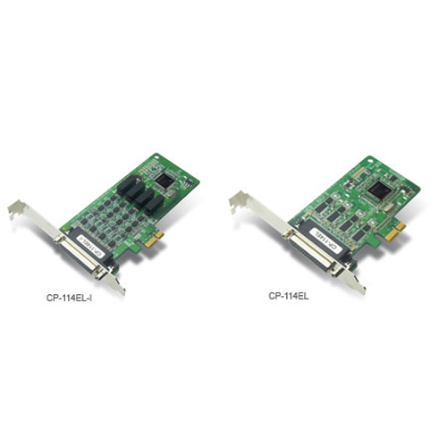 [MOXA] CP-114EL-I 4ポート RS232/422/485 PCI Express Board -2 kV isolation