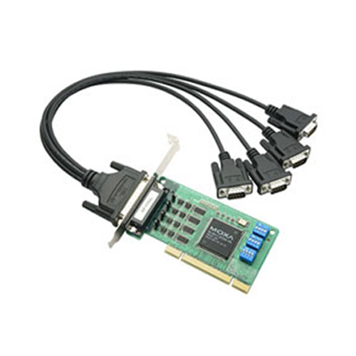 [MOXA] CP-114UL-DB9M 4ポート RS232/422/485 Universal PCI Serial Board