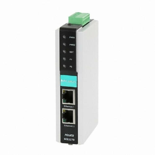 [MOXA] MGate MB3270 1 and 2-port advanced Serial-to-Ethernet Modbus Gateways