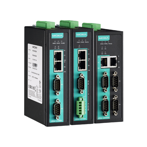 [MOXA] NPORT IA5150A-T 1ポート RS232/422/485 産業用 Device Server/ DB9 M/ Isolation/低消費電力