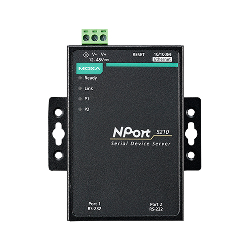 [MOXA] NPORT 5210 2P RS232 디바이스서버 10/100Base-T