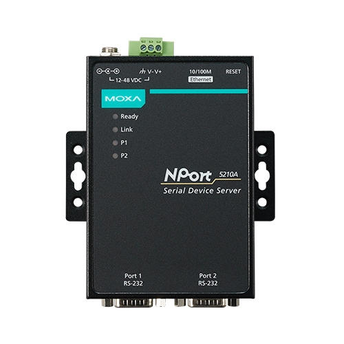[MOXA] NPort 5210A 2-port RS-232/422/485 Serial Device Servers