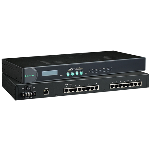 [MOXA] NPORT 5610-16 16PORT RS-422/485 Device Server/ DB9 Male/ 921.6Kbps/ Include rach Guide