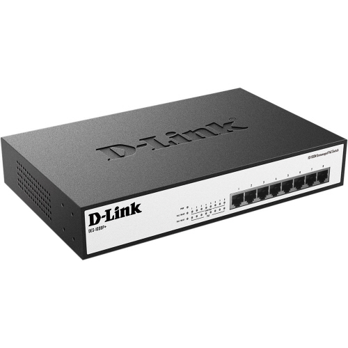 [DLINK] DES-1008P+ [8Port(8PoE) 100Mbps/140W PoE] Switch