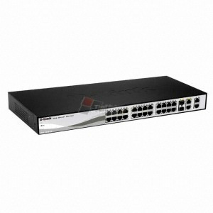 [DLINK] DES-1210-28 [24Port 100Mpbs/2Port 1000Mbps+2SFP Combo] Switch