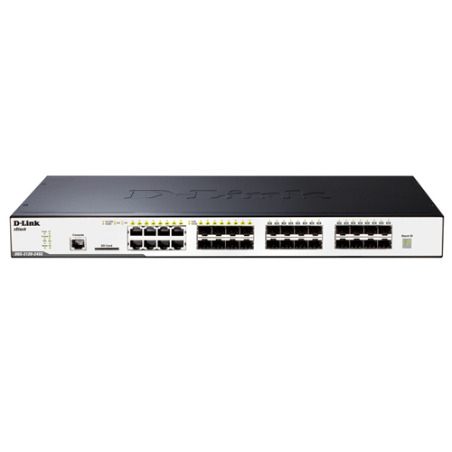 [DLINK] DGS-3120-24SC [16Port SFP/8Port 1000Mbps+8SFP Combo/L2] Switch