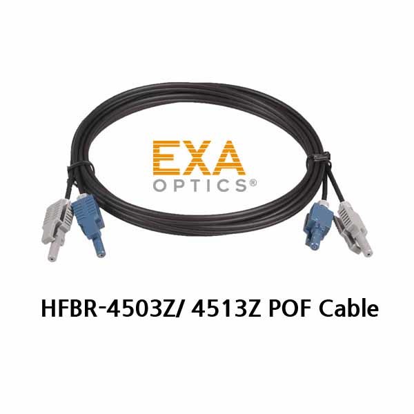 [EXA] HFBR-4503Z Simplex Latch Plastic Optical Fiber Cable 1m -650nm