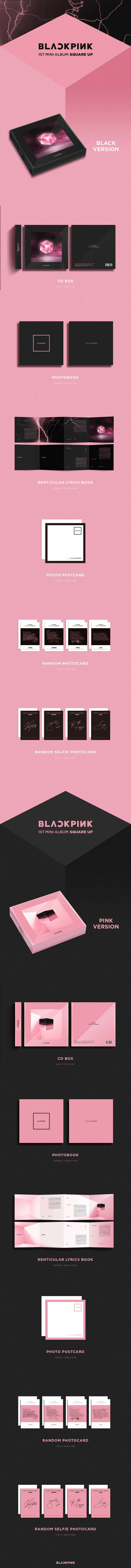 BLACKPINK] 1ST MINI ALBUM - SQUARE UP – K.Story.Peru