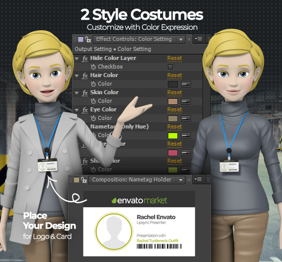 Presentation With Rachel Turtleneck Outfit - 5