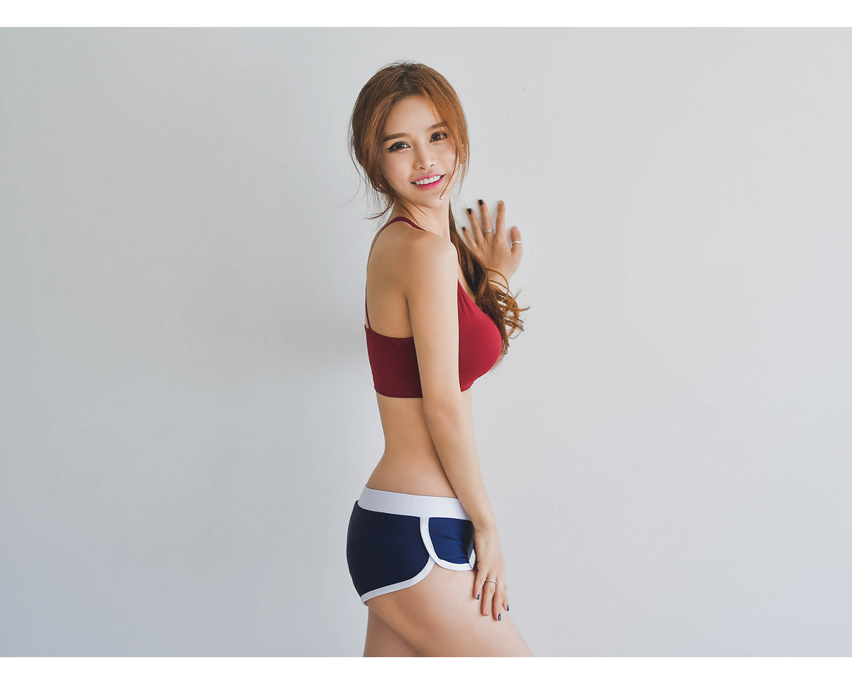 Herringbone Lash Guard Sports Bra Top Inner Bikini