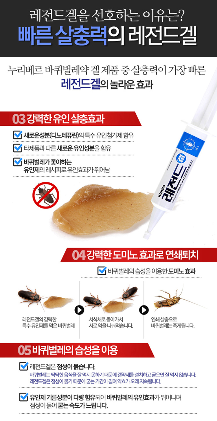 레전드겔 220G+먹이통 바퀴벌레약/바퀴벌레퇴치/살충 - 인터파크