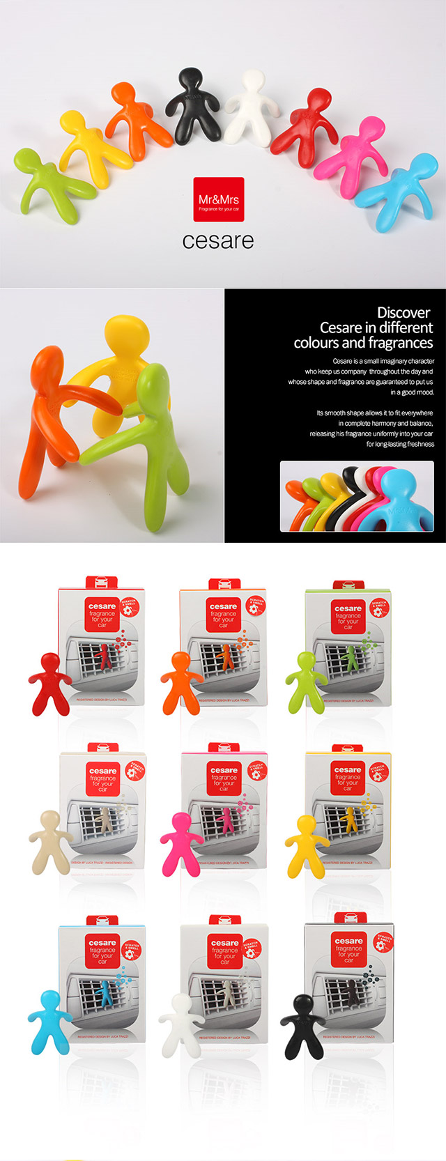 Car Air Freshener Italy &amp Mrs Cesar Fragrance P