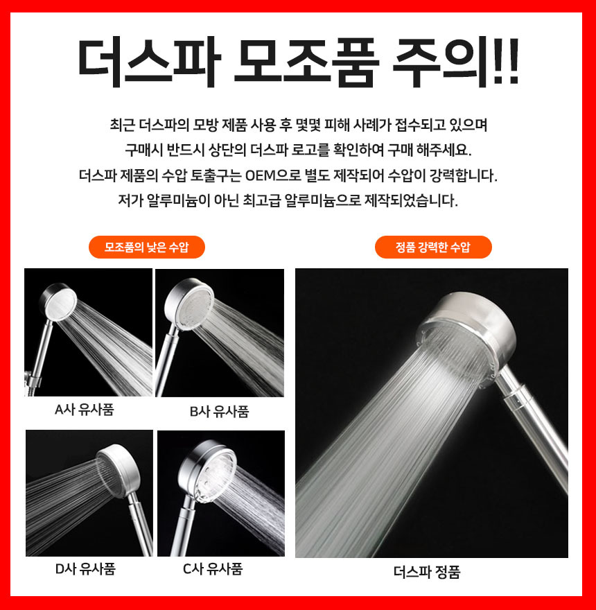 NEW POWERFUL SHOWERHEAD High pressure shower heads