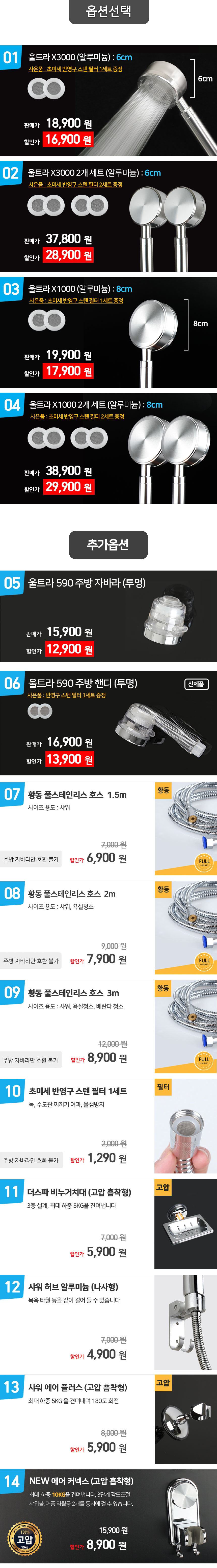 NEW POWERFUL SHOWERHEAD High pressure shower heads