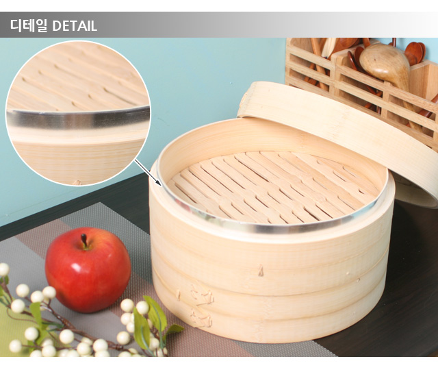 Three-stage bamboo steamer 10cm ~ 30cm dumpling ri