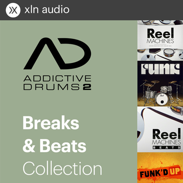 XLN Audio Addictive Drums 2 Breaks &amp;amp; Beats Collection 드럼 가상악기 엑스엘엔오디오 브릭스비트 컬렉션