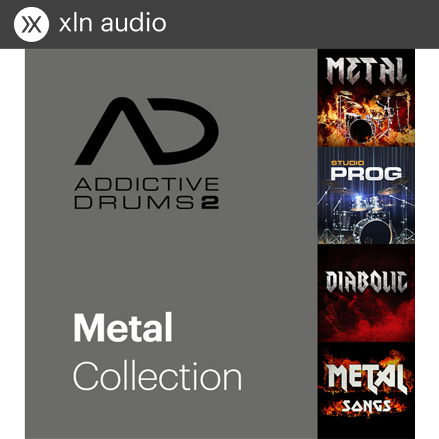 XLN Audio Addictive Drums 2 Metal Collection 드럼 가상악기 엑스엘엔오디오 메탈 컬렉션