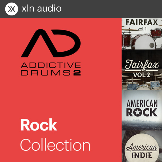 XLN Audio Addictive Drums 2 Rock Collection 드럼 가상악기 엑스엘엔오디오 록 컬렉션
