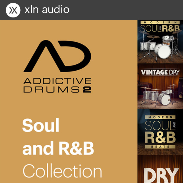XLN Audio Addictive Drums 2 Soul &amp;amp; R&amp;amp;B Collection 드럼 가상악기 엑스엘엔오디오 소울앤알앤비 컬렉션