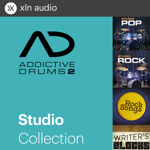 XLN Audio Addictive Drums 2 Studio Collection 드럼 가상악기 엑스엘엔오디오 스튜디오 컬렉션