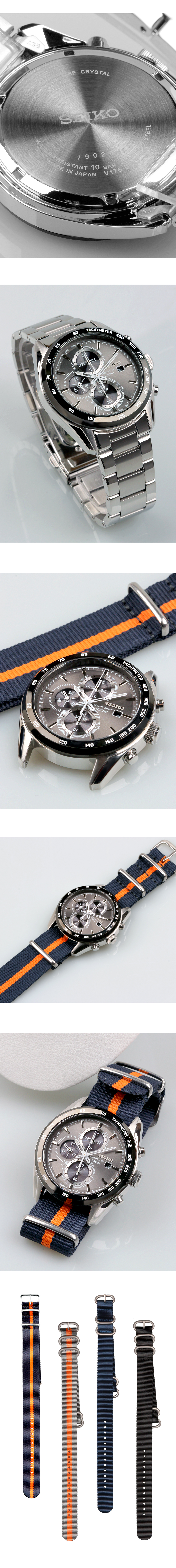 <b><p>Seiko Chronograph SSC407J Department store</p></b><b><p>セイコー クロノグラフ SSC407J デパート 本物 割引 店頭 NATOのバンド</p></b><br /><br /><p align='center'>