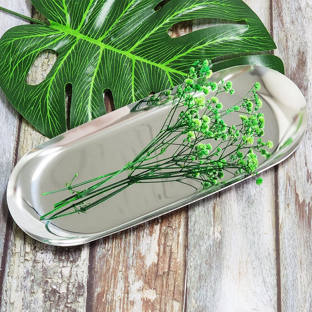 인테리어소품 실버 트레이 대 촬영소품 예쁜쟁반