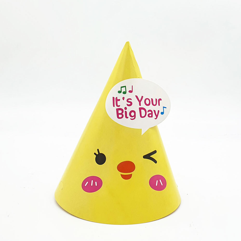 하피버스데이파티 캐릭터모자 파티팔로모자 이벤트모자 이벤트용모자 파티용모자 고깔모자세트 동물코스튬 생일모자 하피버스데이모자 귀모자 아동모자 어린이모자 모피모자 삐약이 고깔모자