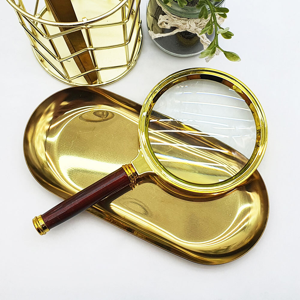 확대경 금테 돋보기 XL 과학실습 루페